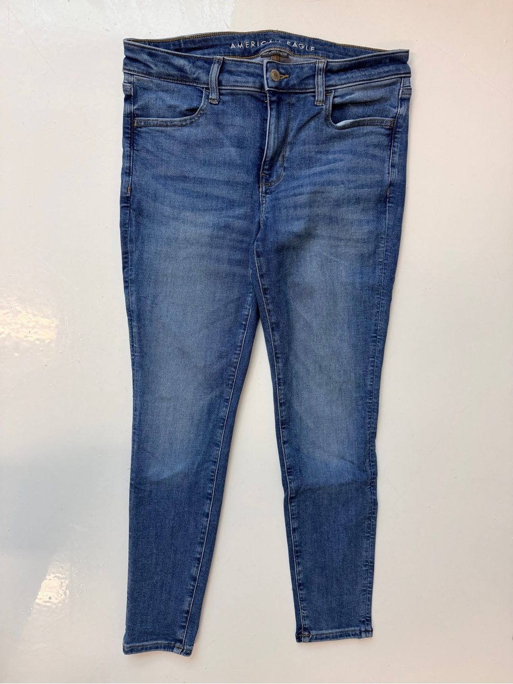 American Eagle Outfitters Women's Medium Blue Skinny Jeans